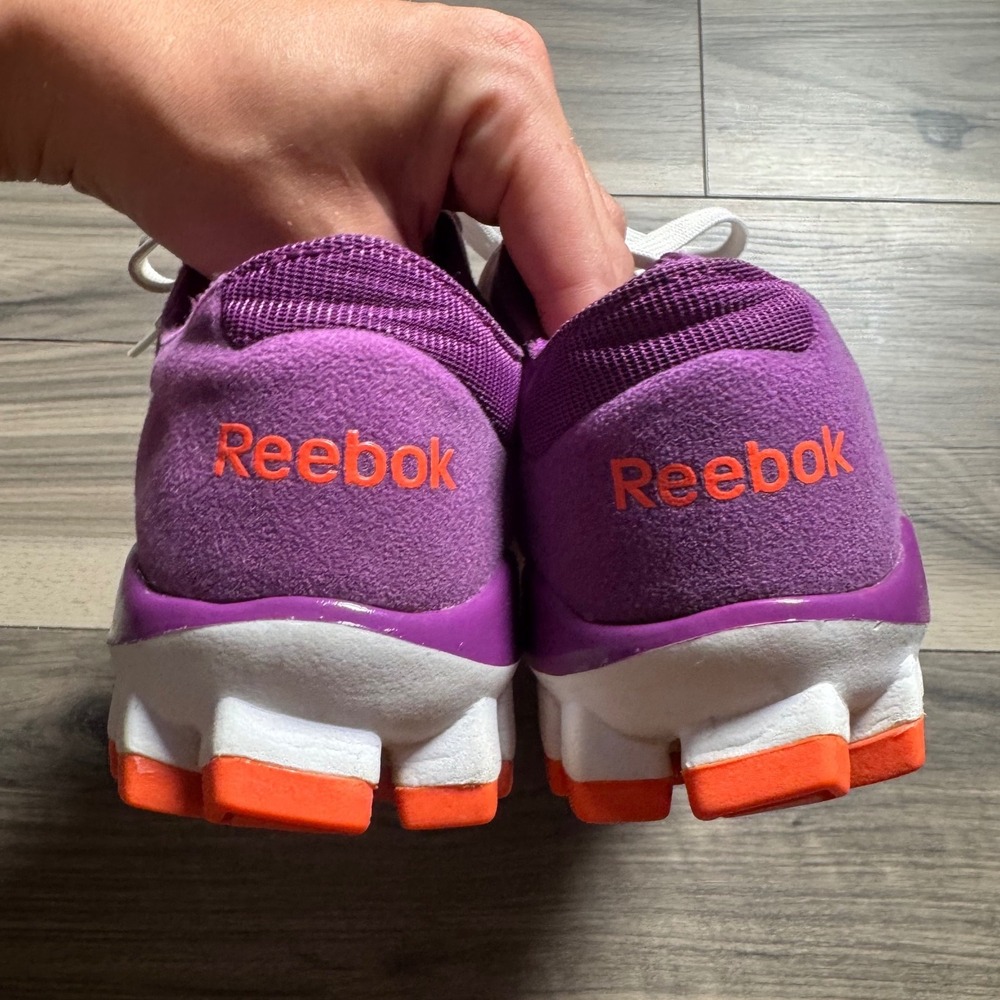 Reebok RealFlex Purple Orange Women's Running Shoes J93858 Size 8 - Picture 8 of 10